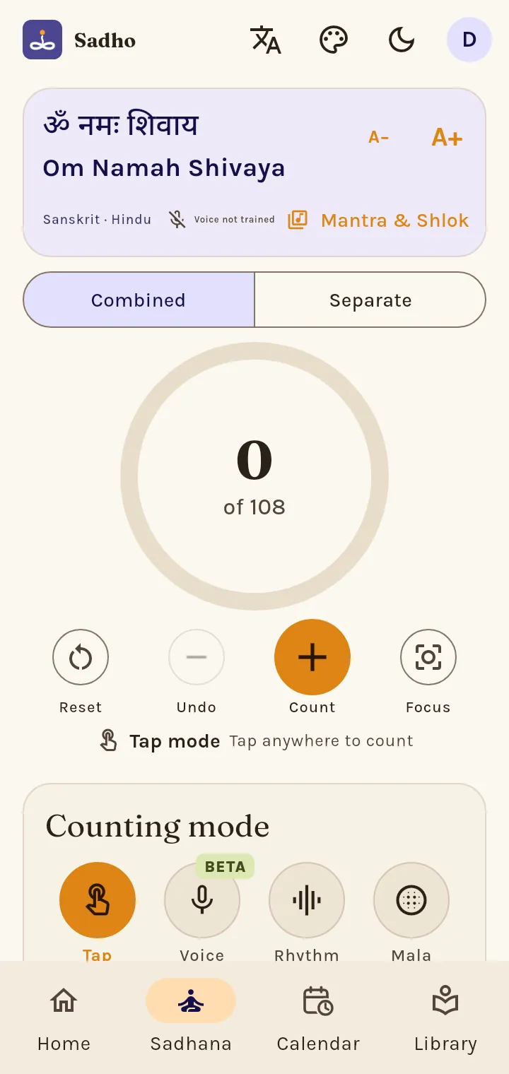 Which counting modes are there?